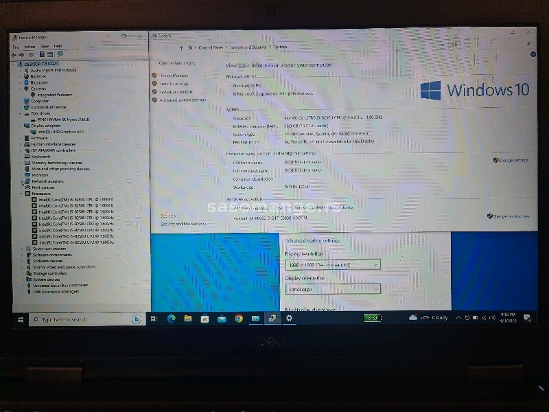 Dell 5590/i5-8250u/16g/256ssd/15.6FHD IPS/svetleca/5H