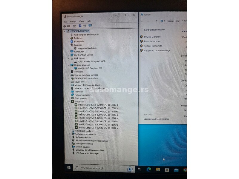 Dell 5590/i5-8250u/16g/256ssd/15.6FHD IPS/svetleca/5H