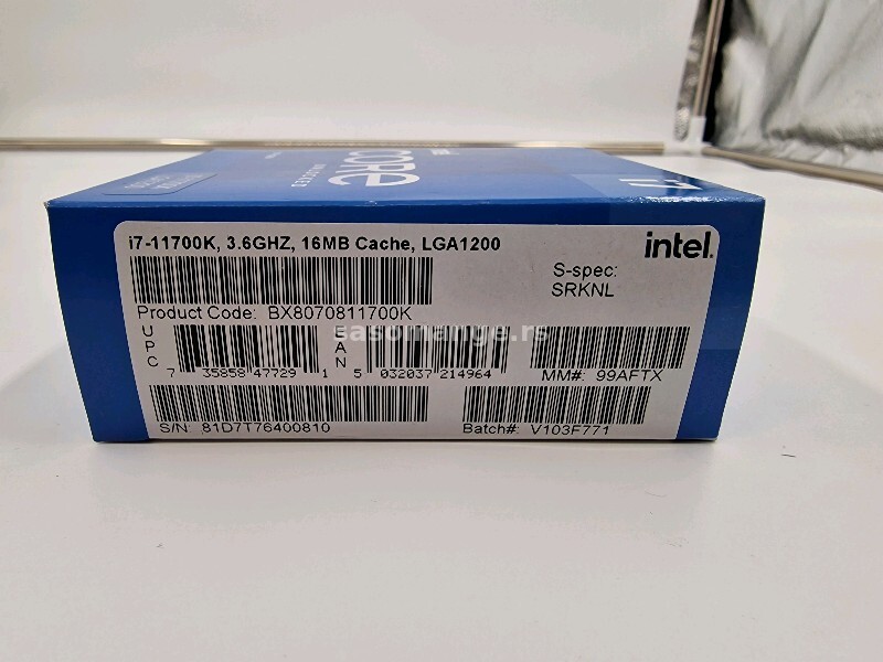 INTEL i7-11700K 3.70GHz LGA-procesor 1200 socket - NOVO