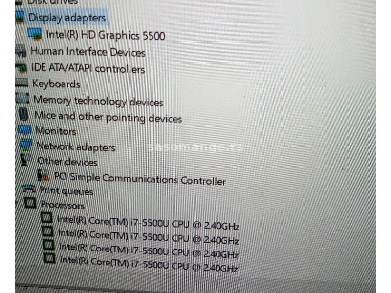 HP i7-5500U/8Gb/SSD 240