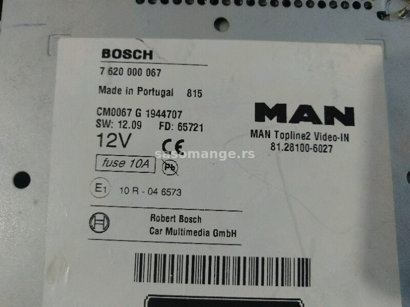 Bosch Sistem navigacija 81281006027 navigacijski ssistem za tegljač MAN TGS, TGX