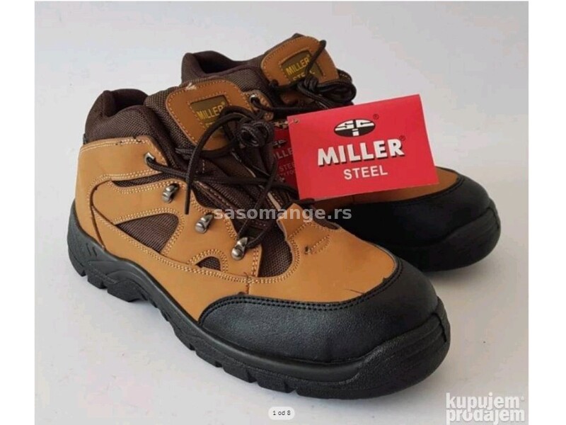 Nove i kvalitetne radne cipele Miller Stell braon boja