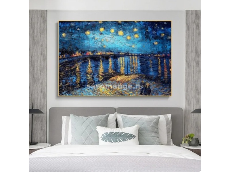 Van Gogh Zvezdana Noć iznad Rone