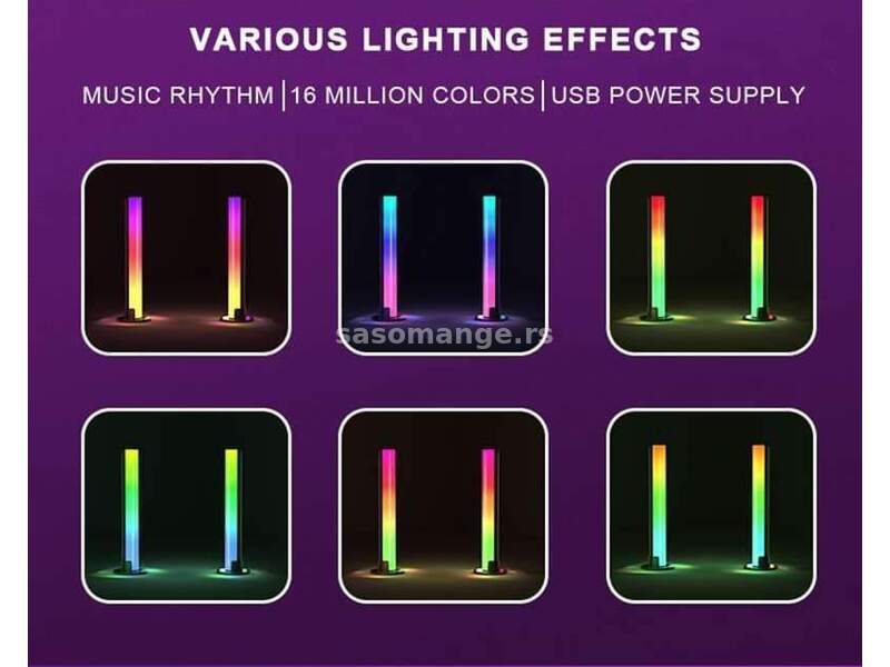 RGB muzika kontrola zvuka