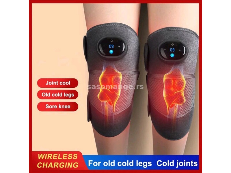 Bežični masažer za kolena koji greje