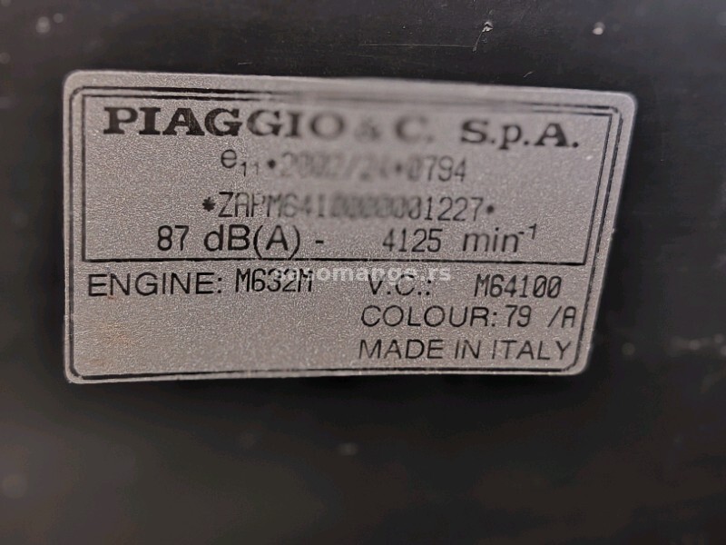 Piaggio Mp3 250 cm ie b kategorija
