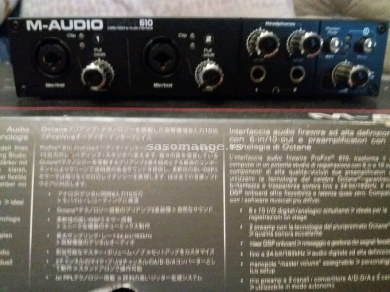 M Audio Pro Fire 610 muzicka kartica