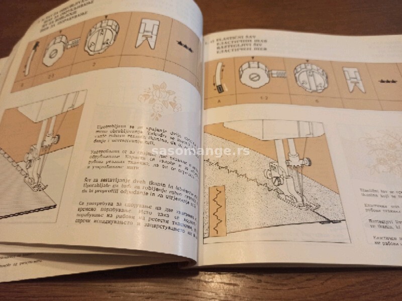Knjiga - uputstvo za BAGAT šivaće mašine