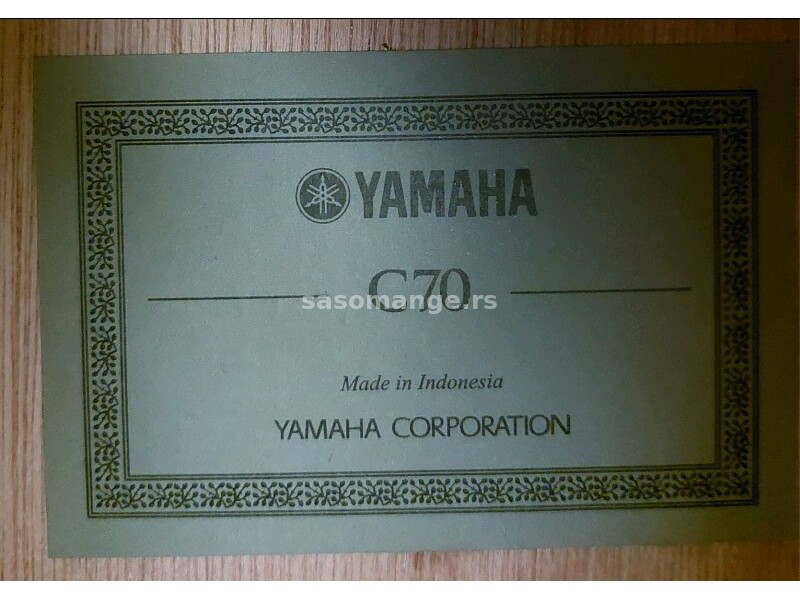 Yamaha C70 + futrola + papučica