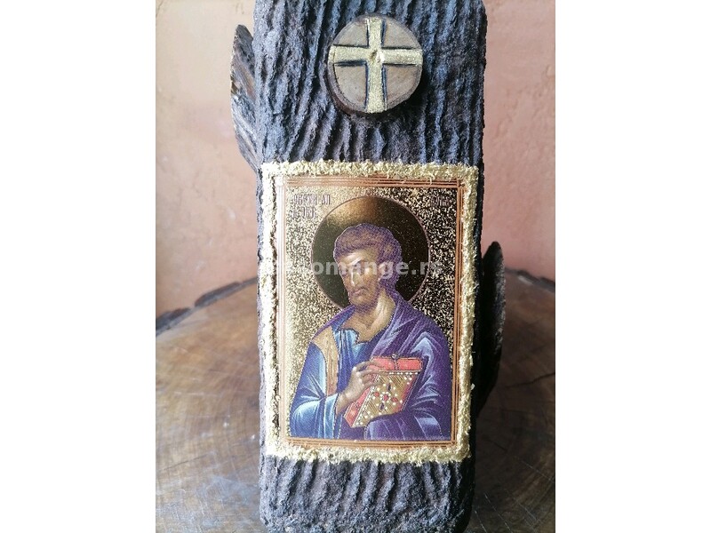 Sveti Luka,ukrasna slavska flasa