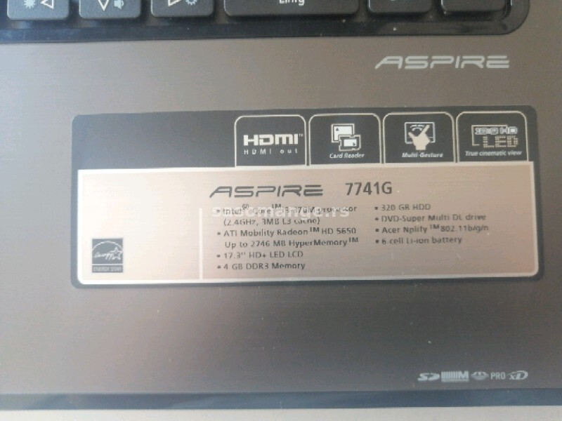 Laptop Acer Aspire 7741G
