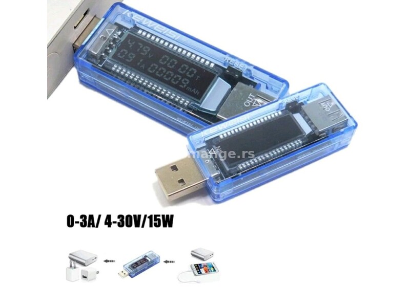 USB tester voltmetar ampermetar test punjaca,baterije