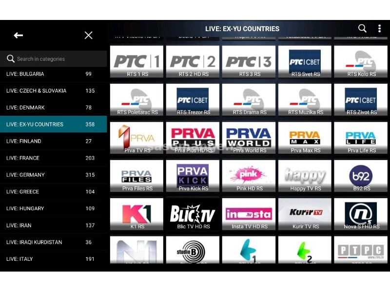 IPTV (Plus jedna aplikacija gratis)