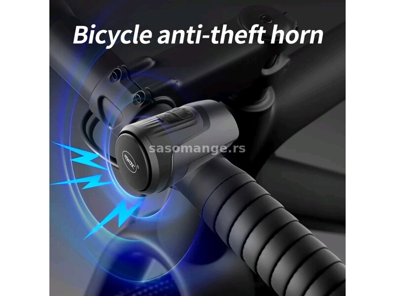 Električno zvonce i alarm - protiv krađe za bicikl ili trotinet