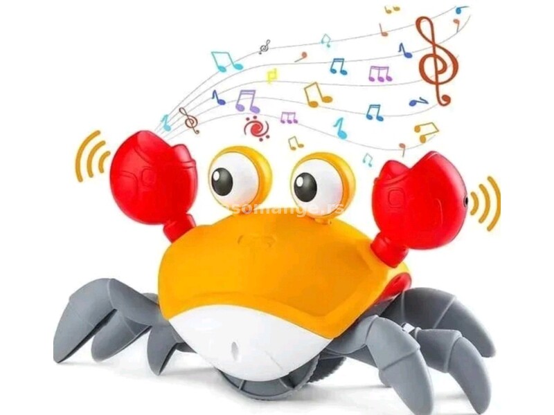 Setajuca kraba sa muzikom igracka za decu trenutni HIT