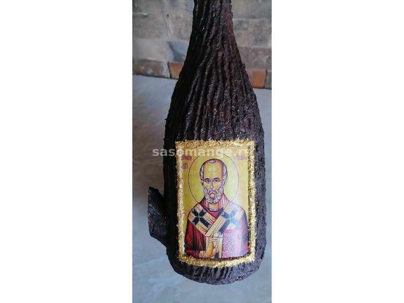 Sveti Nikola,ukrasna slavska flasa