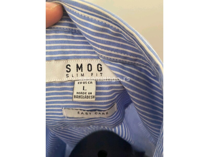 Prodajem odlično očuvane muške markirane košulje u veličini L. Brendovi uključuju Gant, Mexx, SMOG..