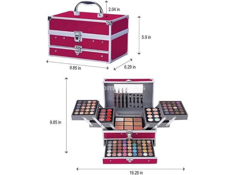 Profesionalni komplet kofer sa šminkom