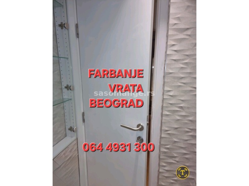 Farbanje vrata Beograd 0644931300