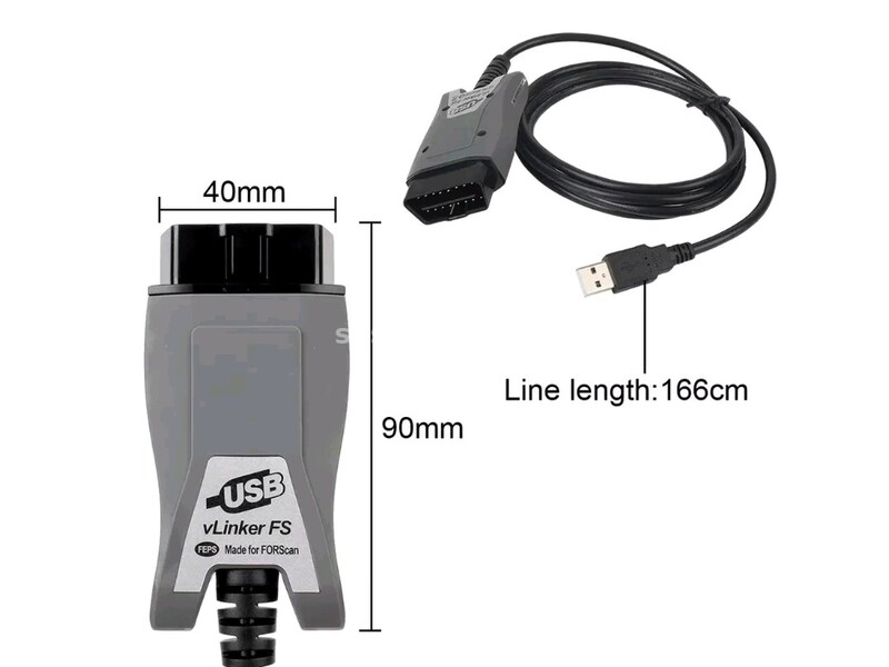 Vgate vLinker FS USB OBD2 za Ford Mazda MS CAN HS CAN Auto Dijagnostika