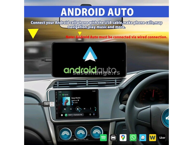Android GPS Multimedija 7" univerzalan model sa kamerom za rikverc