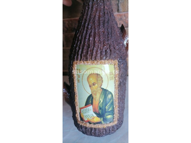Sveti Jovan Bogoslov ukrasna slavska flasa