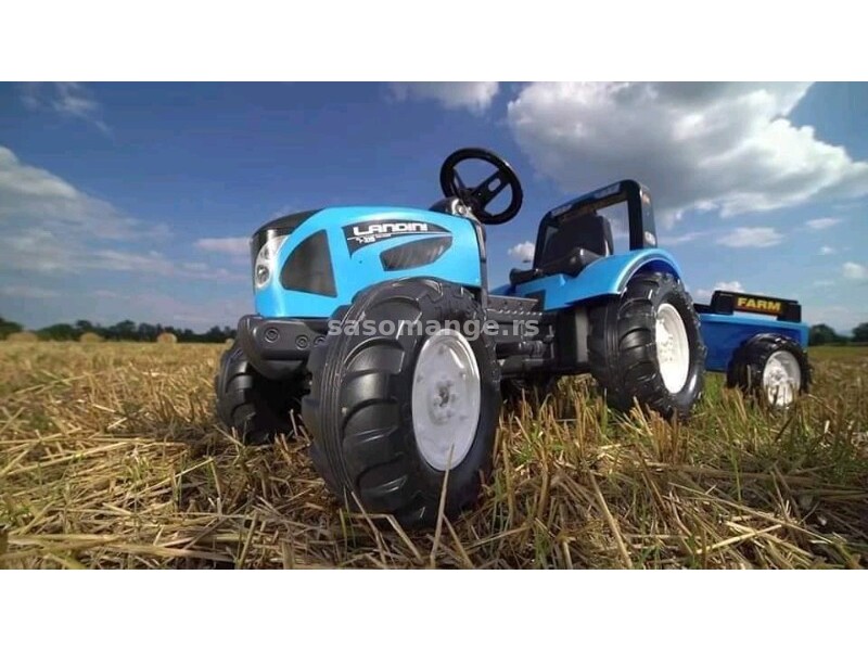 Traktor Landini sa prikolicom Falk 3010ab