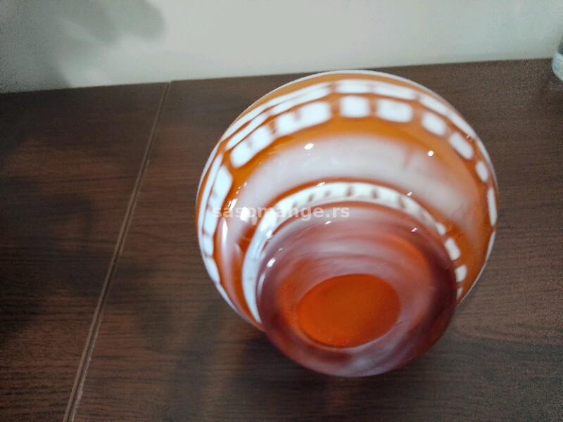 Murano vaza u boji karamele
