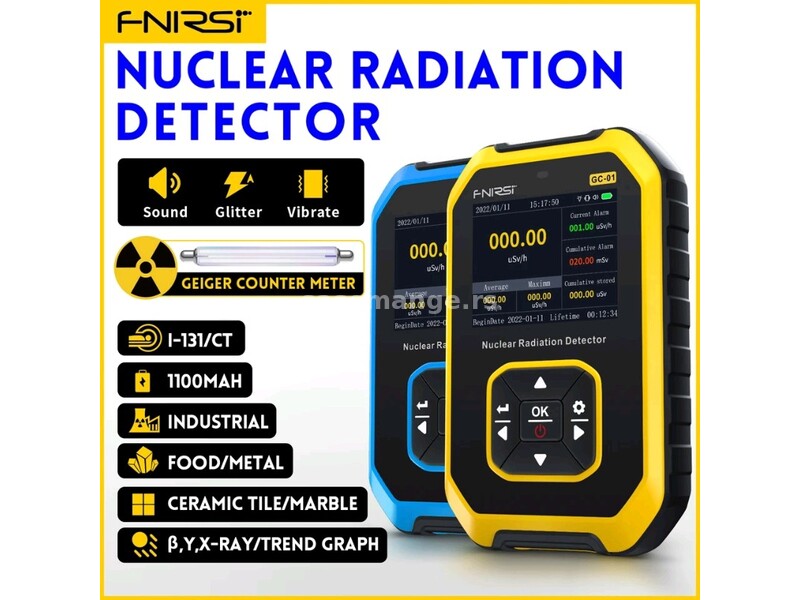 FNIRSI GC-01 Geigerov brojač - Detektor nuklearnog zračenja ( garancija)