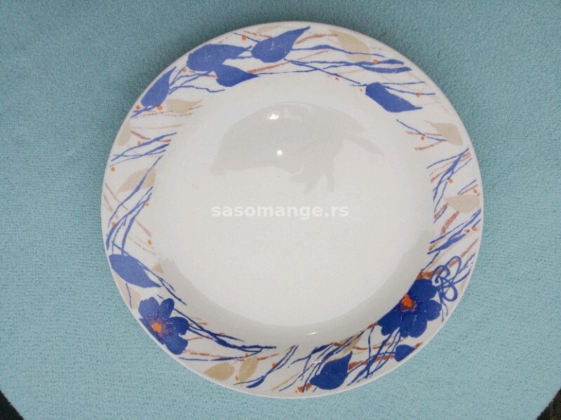 Porcelanski veliki tanjir za posluživanje Wellco