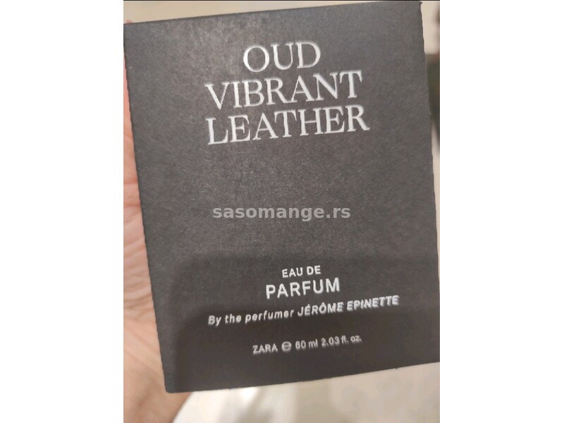 Zara parfem - muški- Vibrant leather OUD 100ml