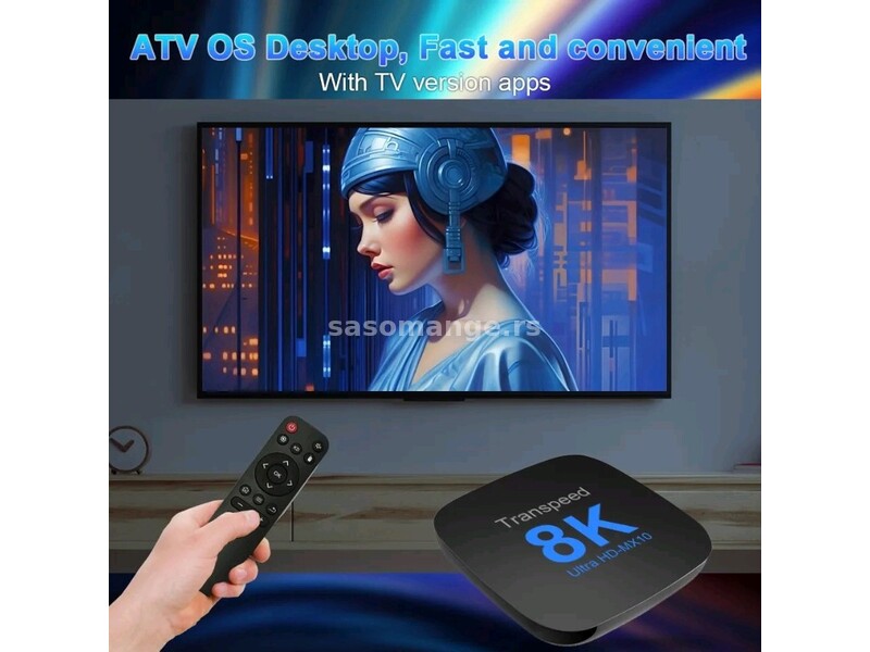 Android Tv Box Transpeed 8K(AKTIVIRAN IPTV)