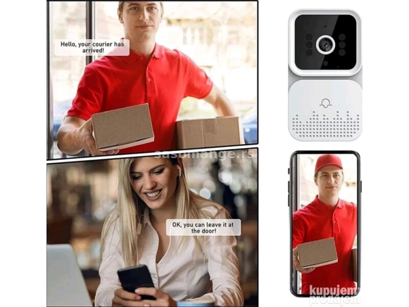 Video Interfon, Wi-Fi Bezicno Video Zvono