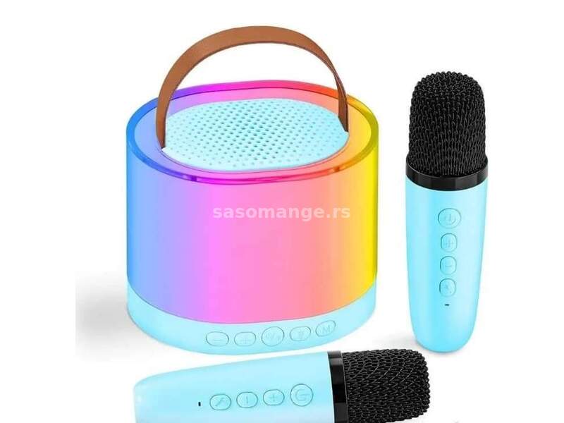 Karaoke bluetooth RGB prenosni zvučnik NOVO!