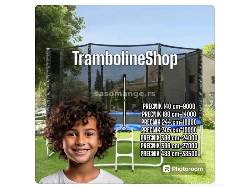 Trambolina 305/150kg!Tramboline Shop!