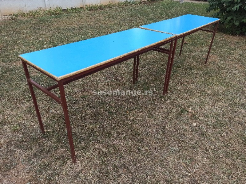 Dva ista stola 130x50cm (x73cm)
