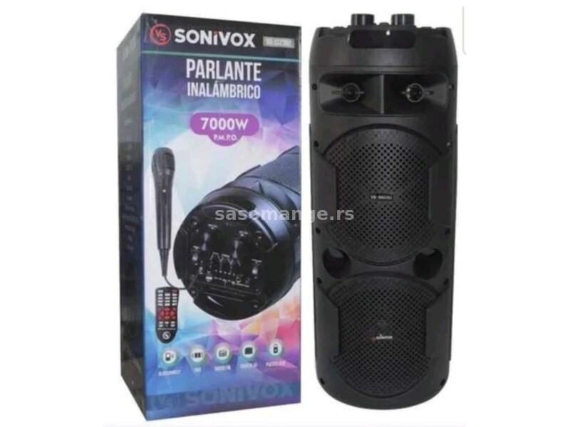 Zvučnik Sonivox- Bluetooth zvučnik sa mikrofonom
