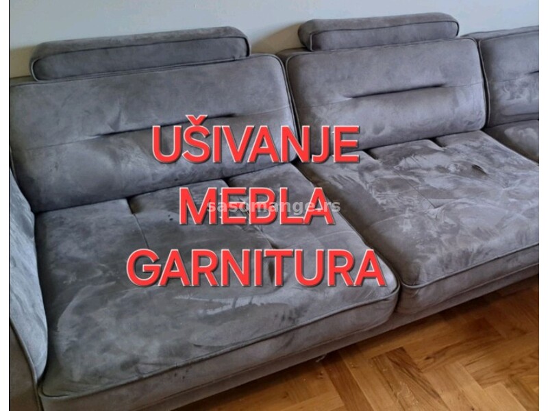 Ušivanje platna mebla garnitura i kreveta