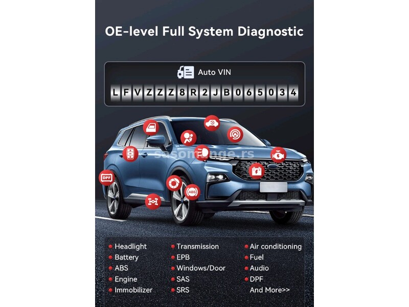 NOVO - Mucar Driverscan Bluetooth OBD2 Dijagnostika