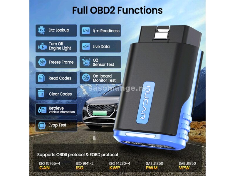 NOVO - Mucar Driverscan Bluetooth OBD2 Dijagnostika