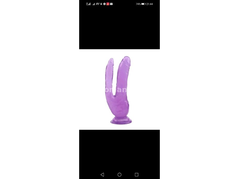 Dupli dildo ljubicasti