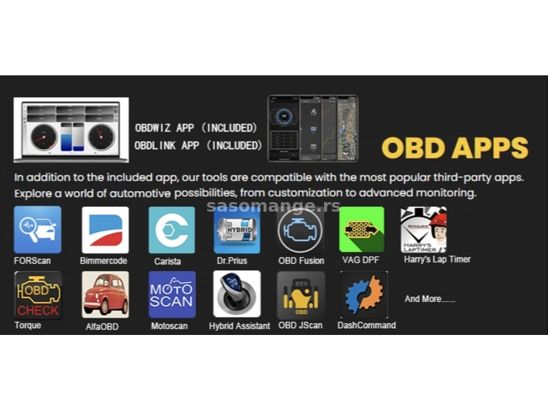 NOVO - OBDLink MX+ Bluetooth OBD2 iPhone, iPad, Android &amp; PC