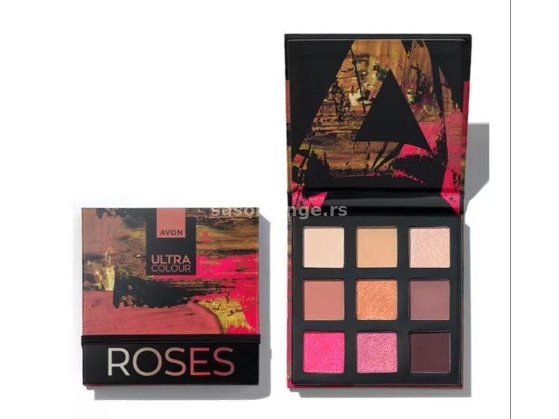 Ultra paleta senki za oči - Roses nijansa by Avon