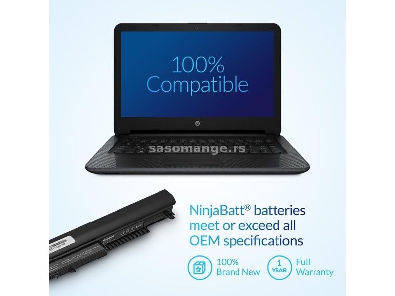 NinjaBatt baterija za HP / 2600 mAh / HS04
