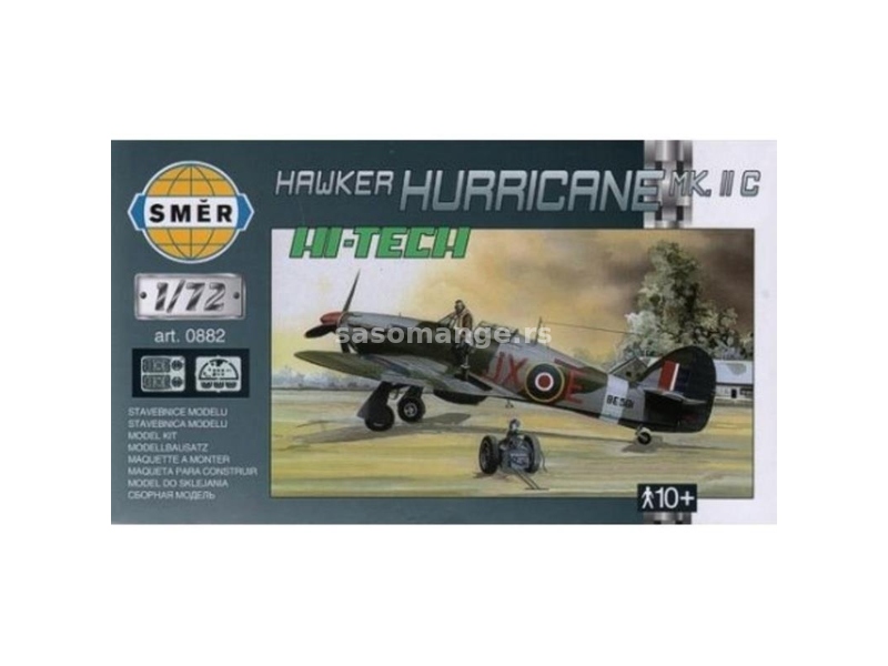 1/72 Maketa aviona Hawker Hurricane Mk.IIC (Hi-Tech Kit)