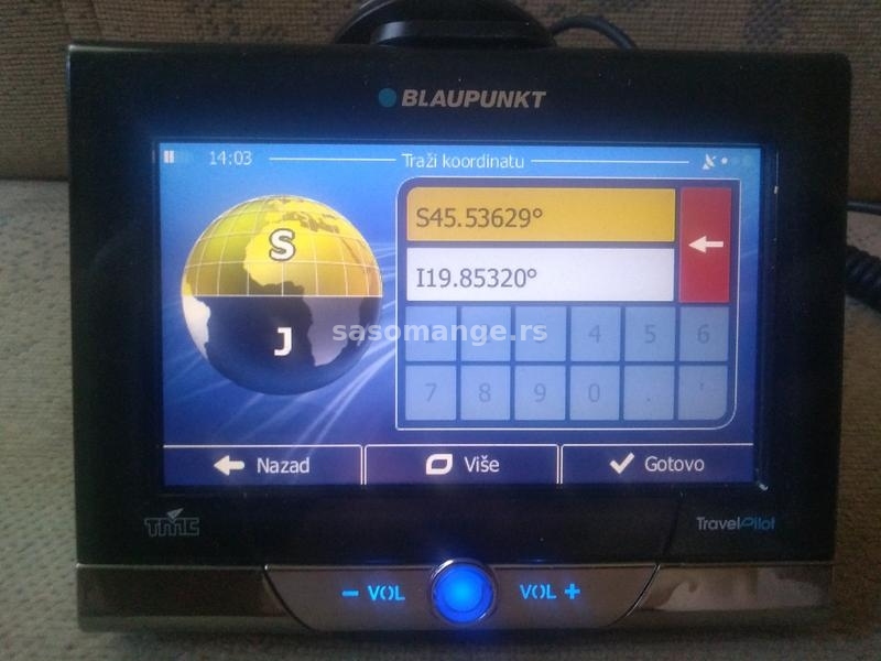 gps blaupunkt 4,3 inča - nove mape