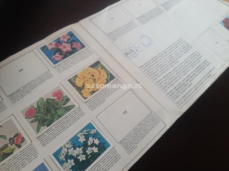 Flora i fauna 1983 polovan album delimicno popunjen solidan ima ostecenja ali sve na broju