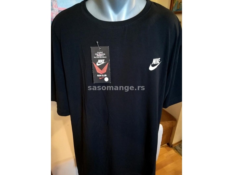 Nova muska majica Nike u velikim brojevima 5XL 6XL Crna Novo