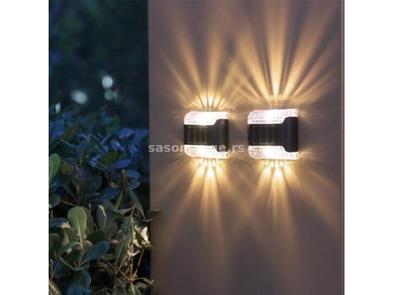 Solarne lampe za zid 4 kom Lampe za dvoriste Led lampe svetiljke