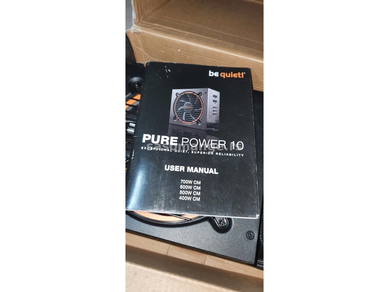 Napajanje Be Quiet Pure Power 500W semi-modularno